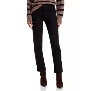 Mother Womens Tomcat High Rise Ankle Jeans Black Lasting Impression size 30